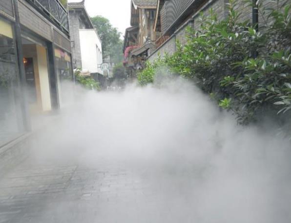 人造雾：是施工工地除尘重要的新兴措施之一